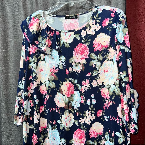 Nuggles Floral Too Ruffle - Picture 2 of 7